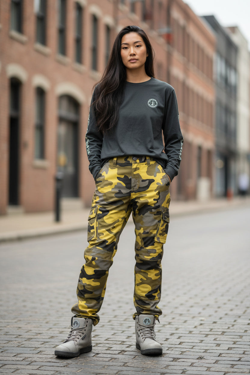 Women's Camouflage Style Riding Pants
