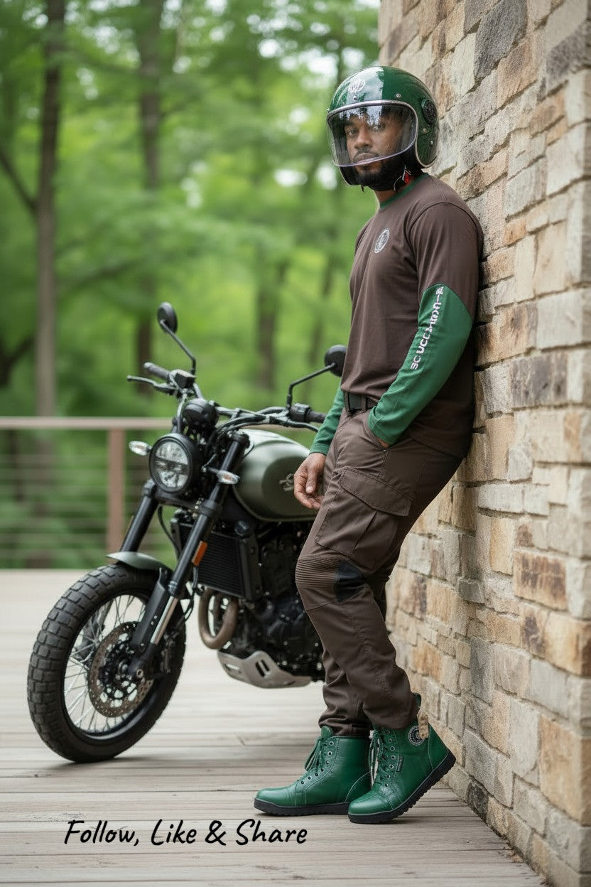 Men's Pull over Riding Shirts with CE Armor