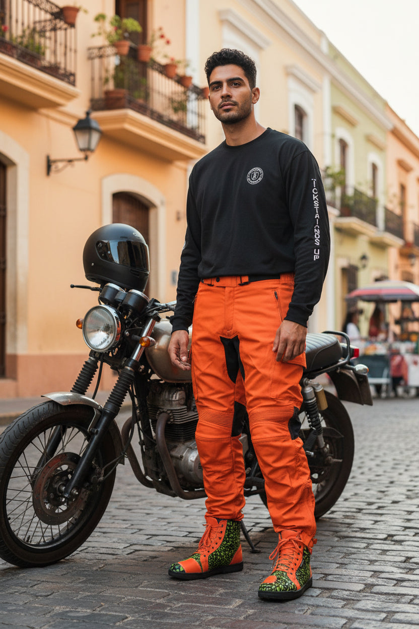 Men's Pull over Riding Shirts with CE Armor