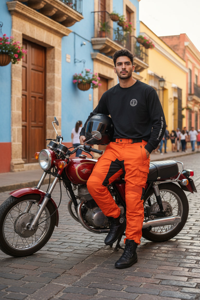 Men's Pull over Riding Shirts with CE Armor