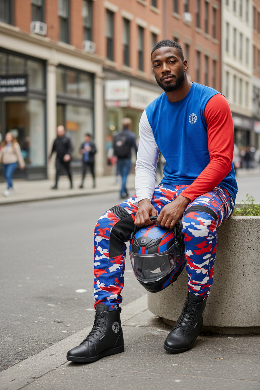 Men's Pull over Riding Shirts with CE Armor