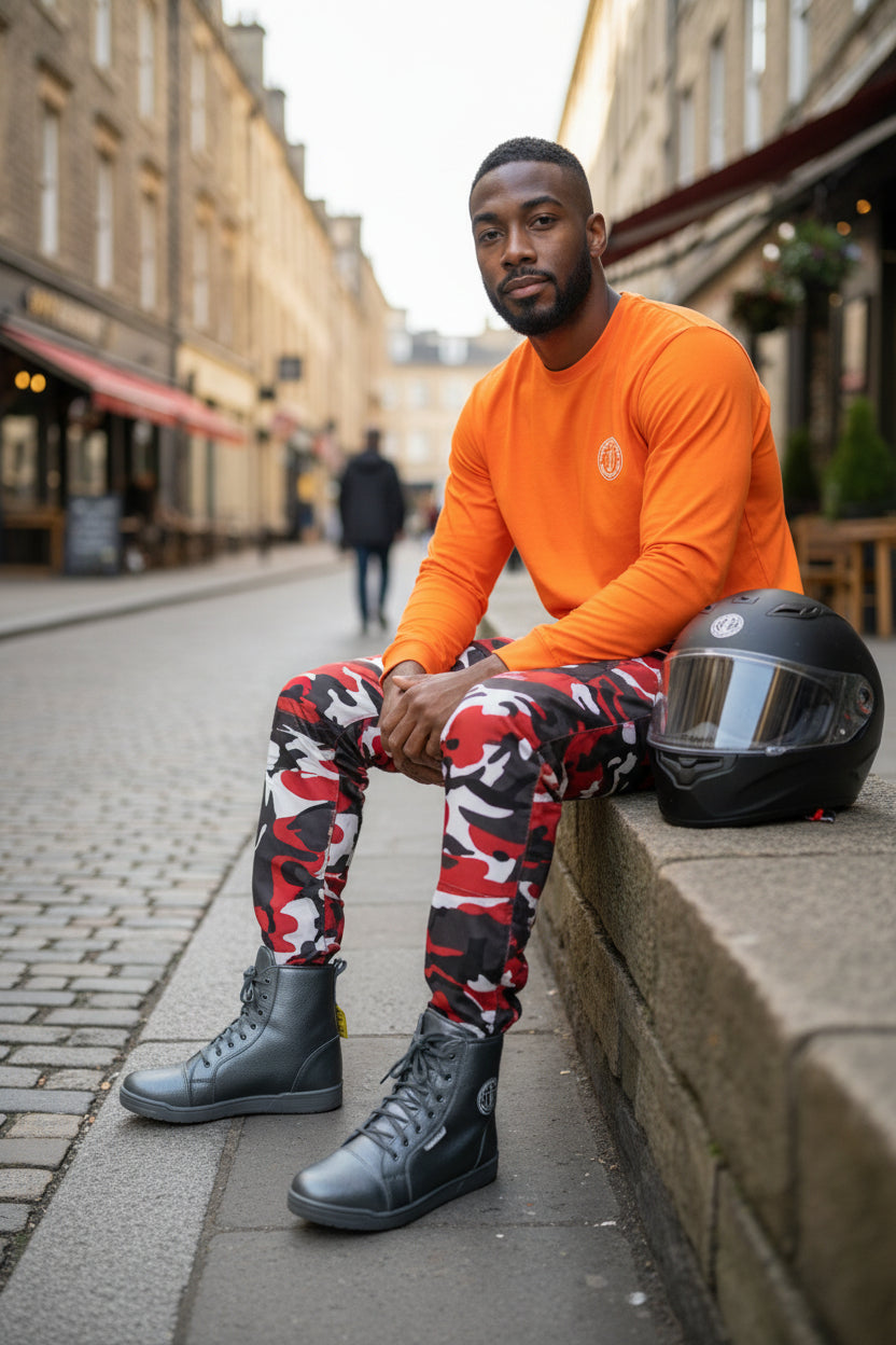 Men's Pull over Riding Shirts with CE Armor