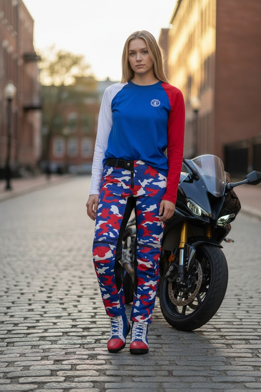 Women's Pullover Riding Shirts with CE Armor