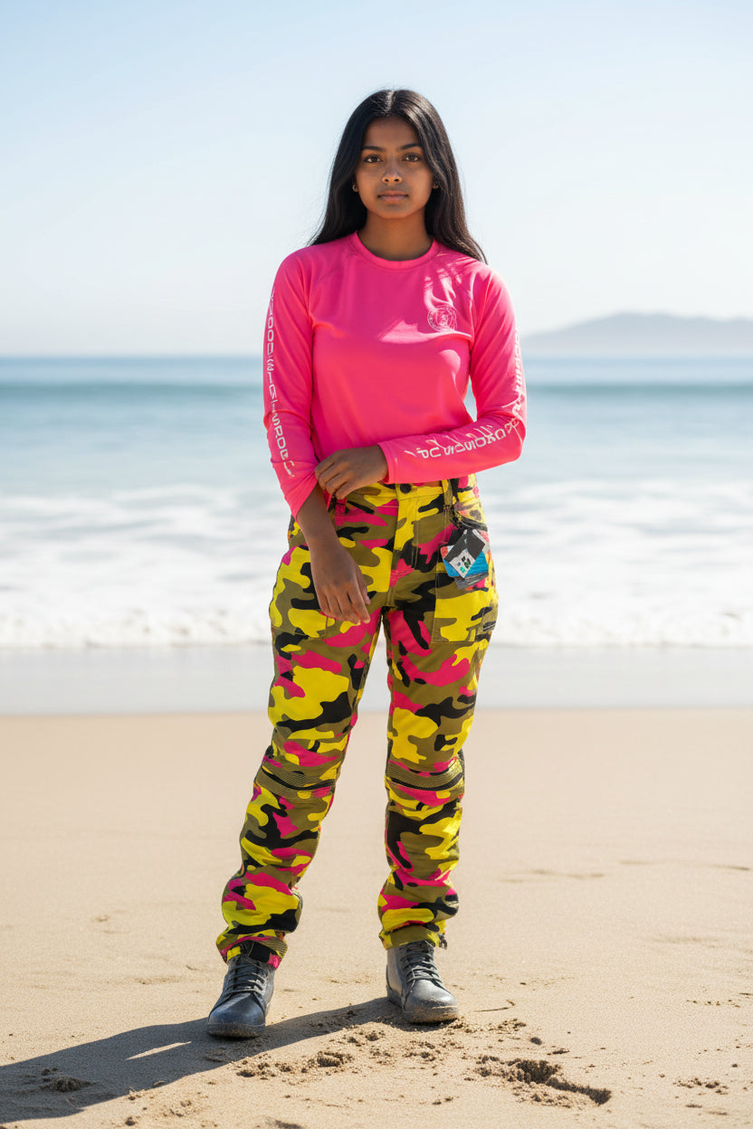 Women's Camouflage Style Riding Pants