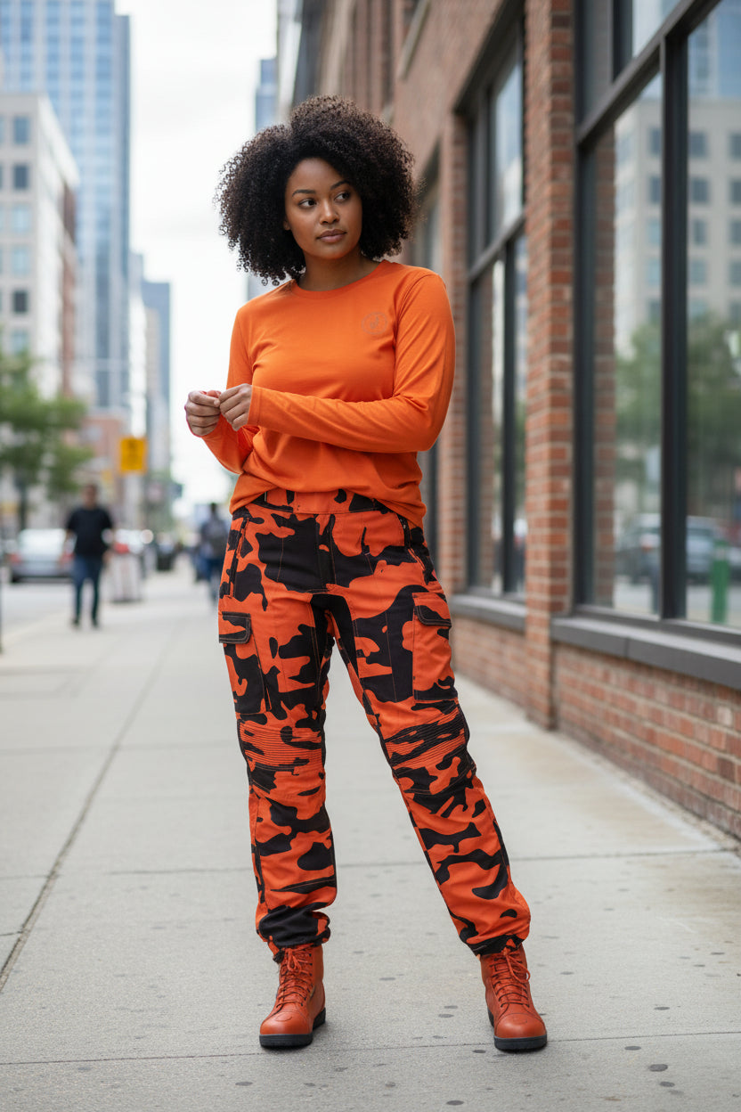 Women's Camouflage Style Riding Pants