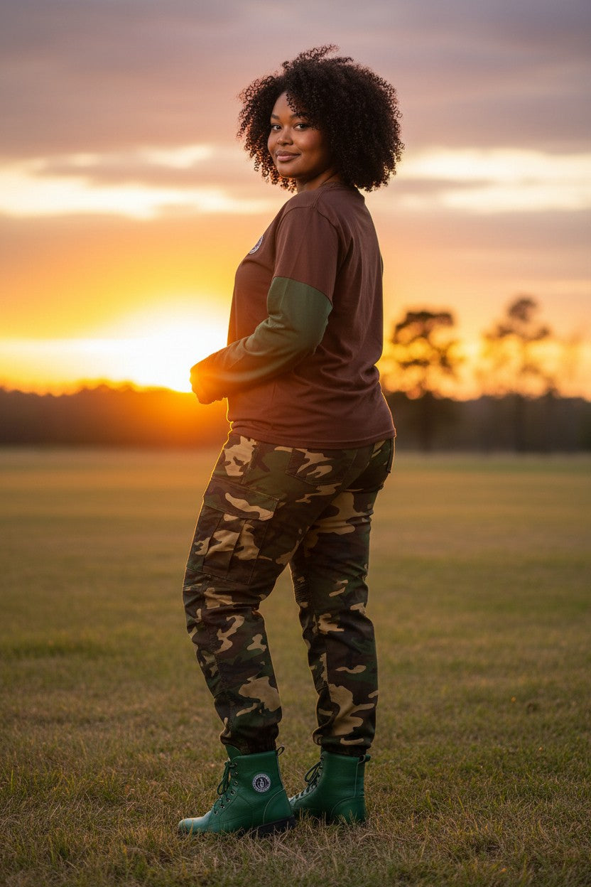 Women's Camouflage Style Riding Pants