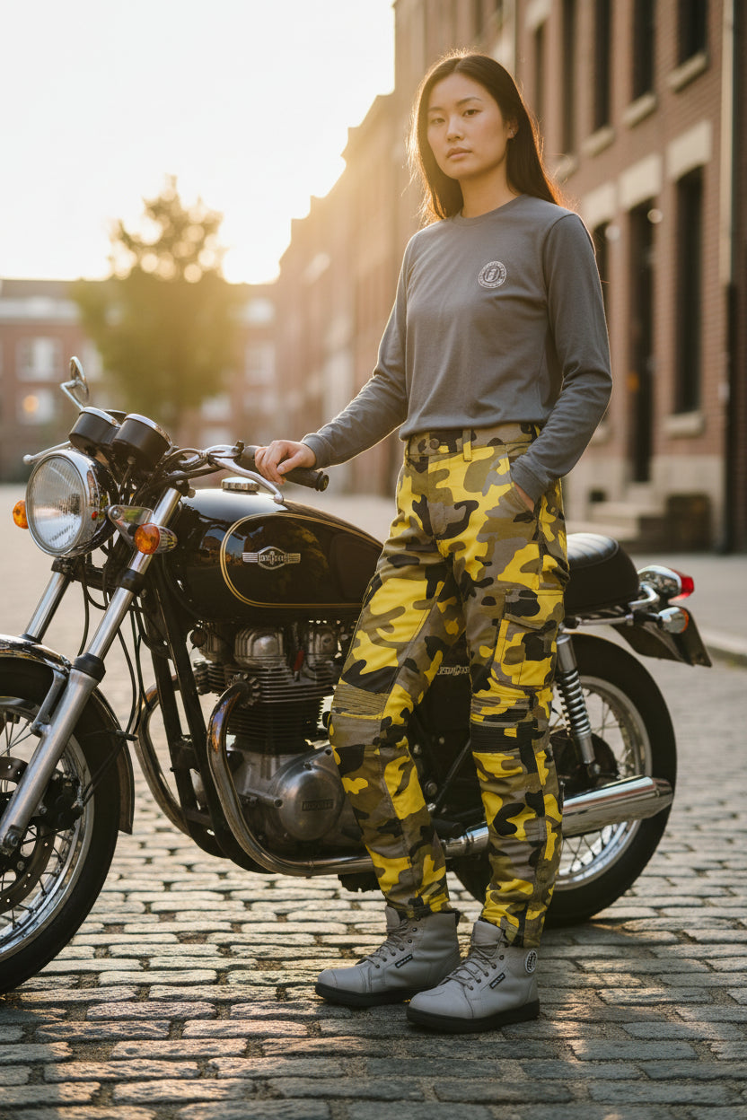Women's Camouflage Style Riding Pants
