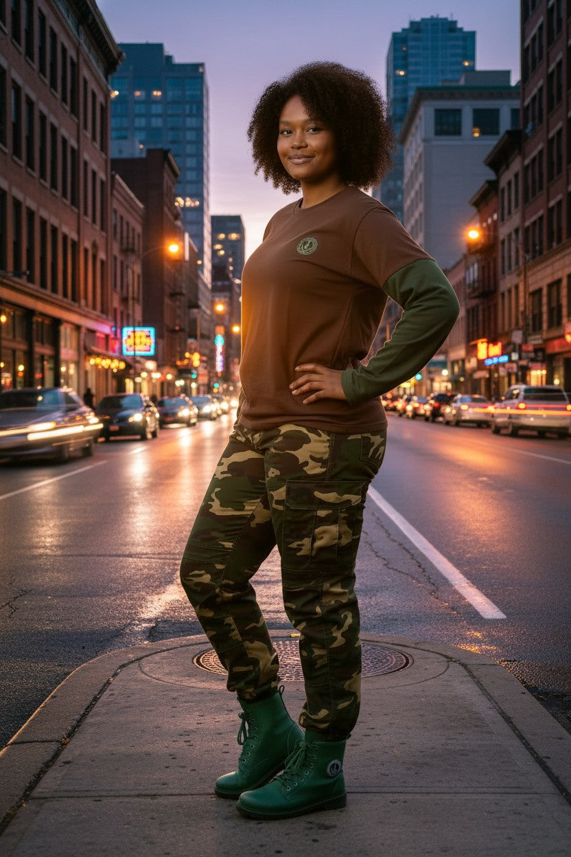 Women's Camouflage Style Riding Pants