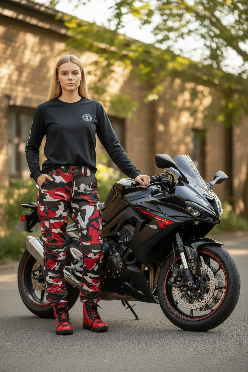 Women's Camouflage Style Riding Pants