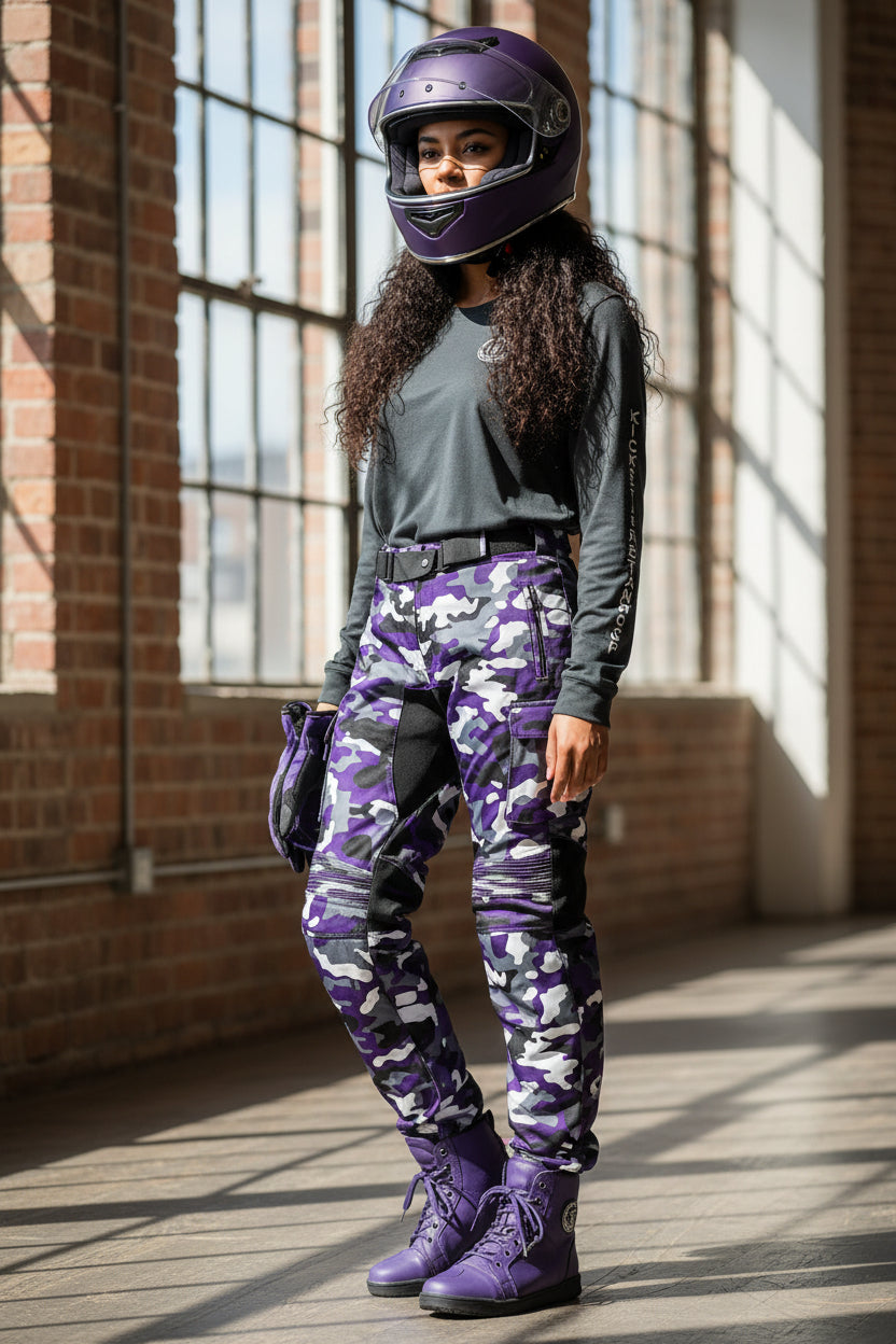 Women's Camouflage Style Riding Pants