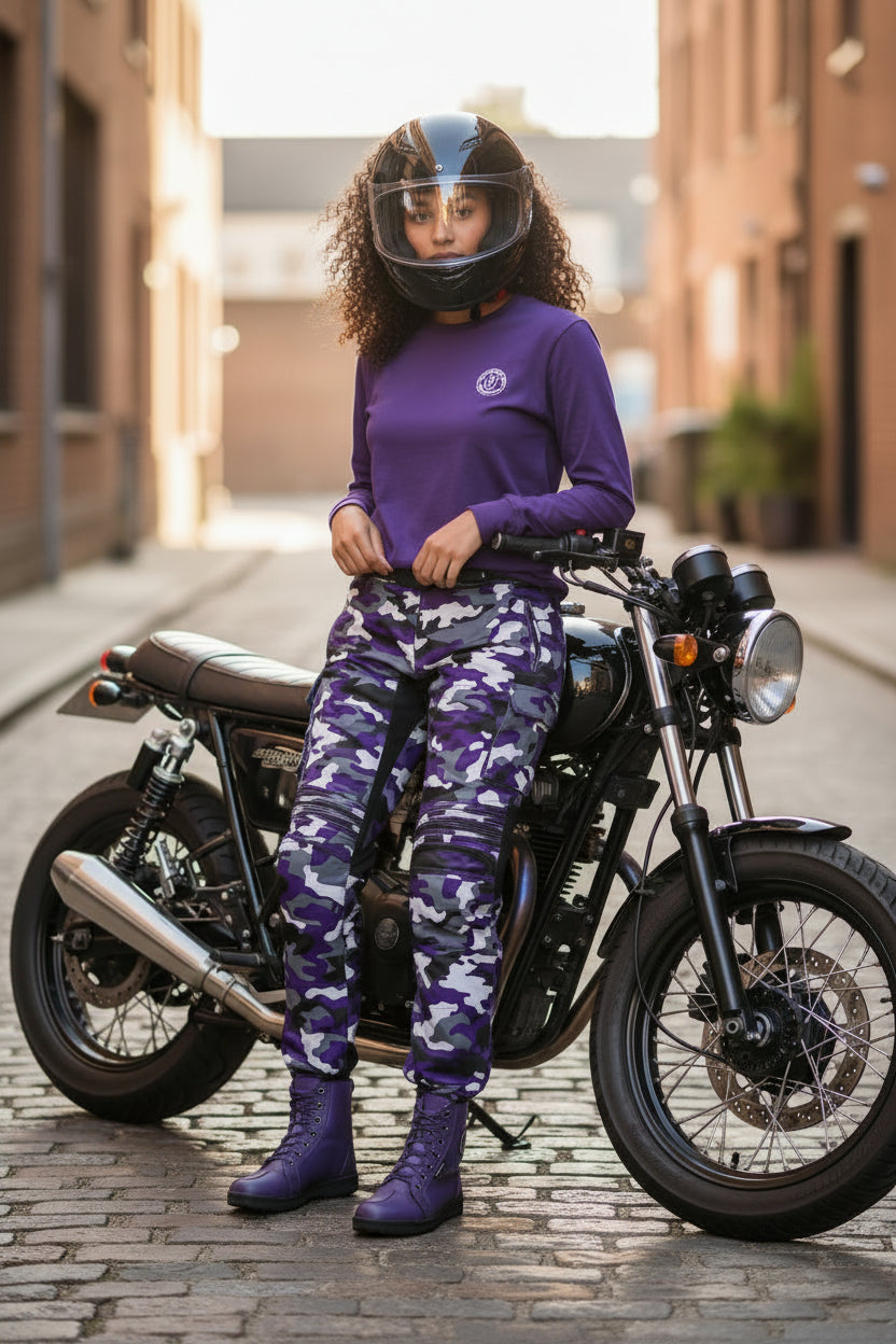 Women's Camouflage Style Riding Pants