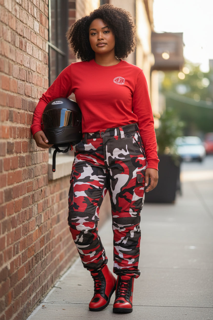 Women's Camouflage Style Riding Pants