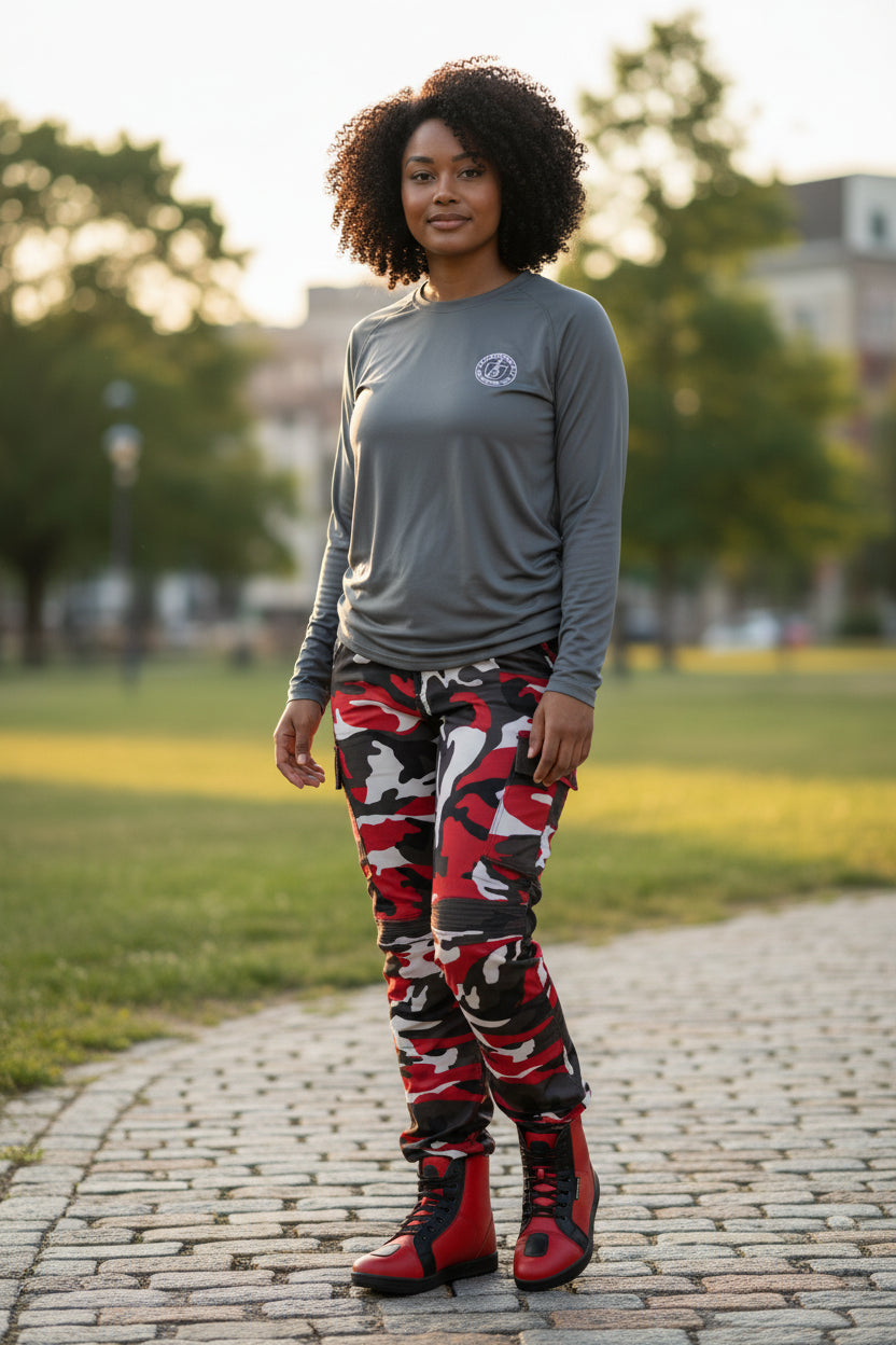 Women's Camouflage Style Riding Pants