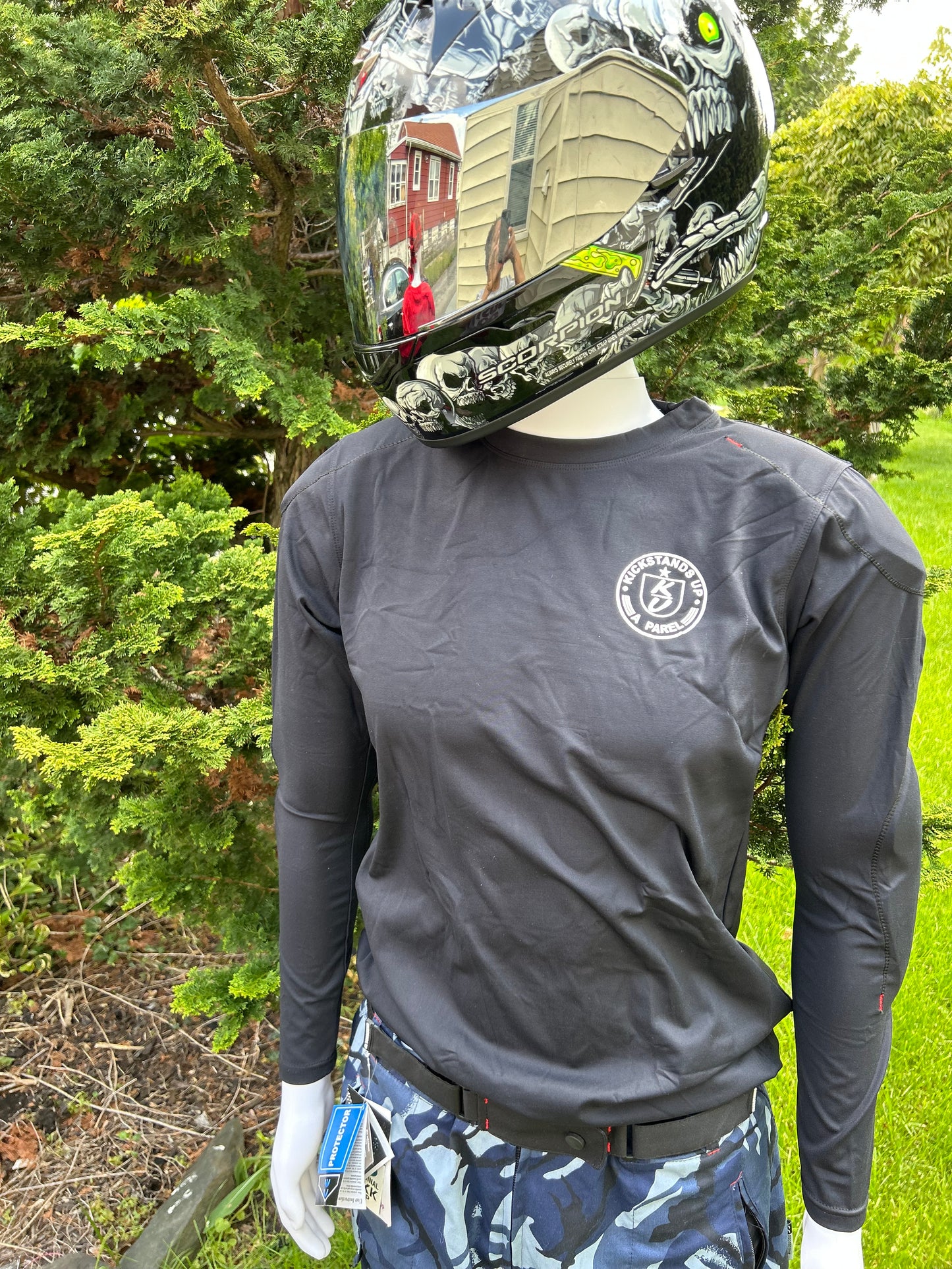 Women's Pullover Riding Shirts with CE Armor